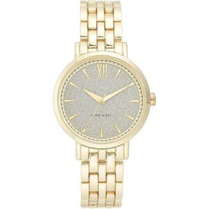 Women Gold Nine West Women's Bracelet Watch